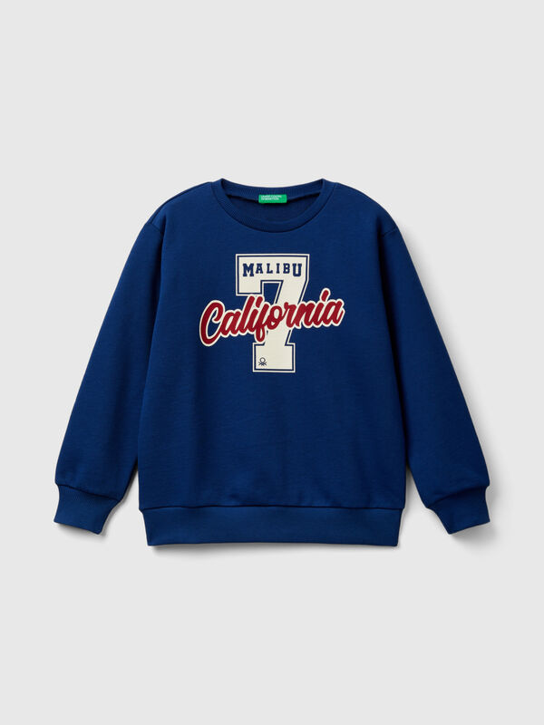 Sudadera de cuello redondo con estampado Niño