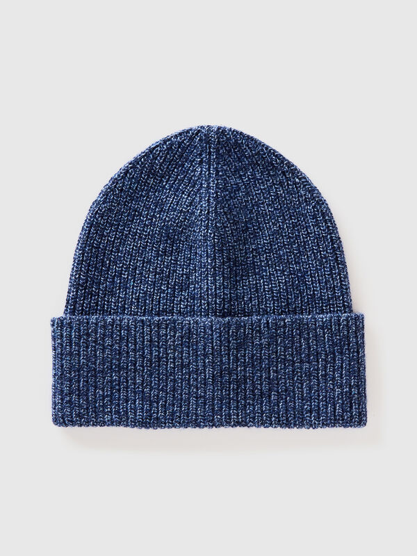 Gorro en mezcla de lana y cachemira Hombre