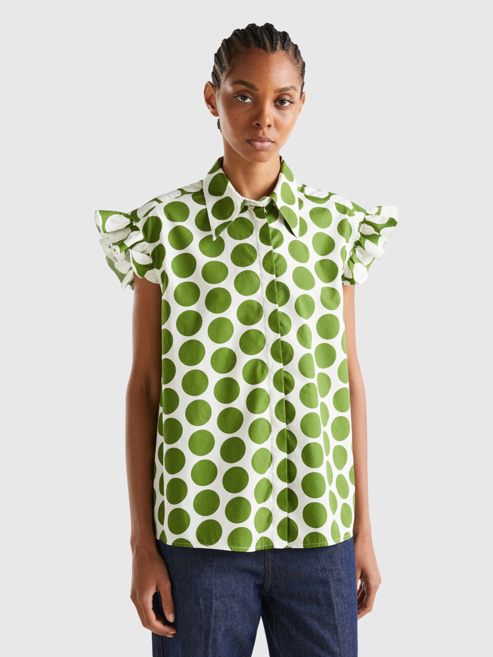 Benetton camisas mujer on sale