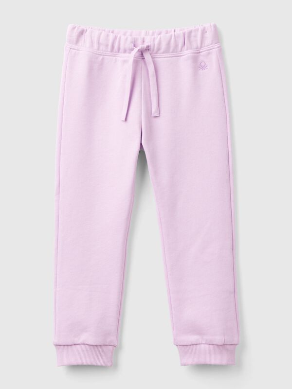 Pantalón de felpa de algodón orgánico Niña
