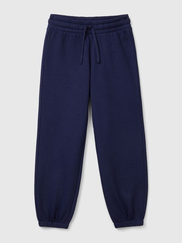 Pantalón deportivo de felpa con cordón Niña