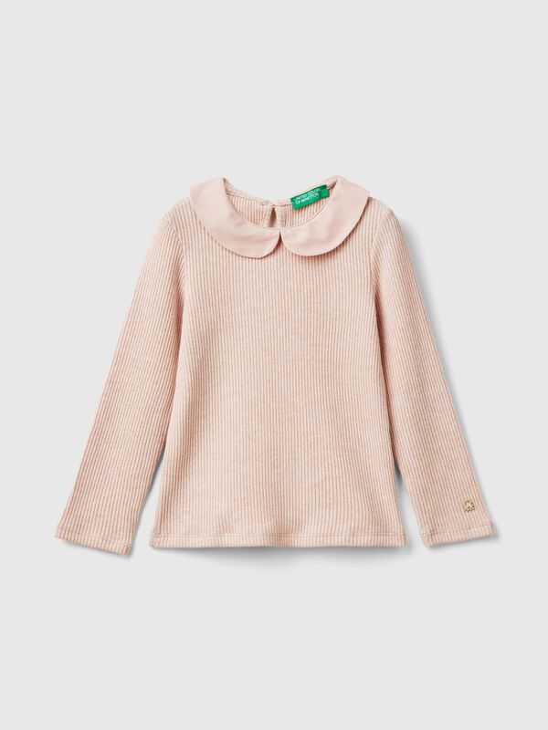 Camiseta con cuello Niña