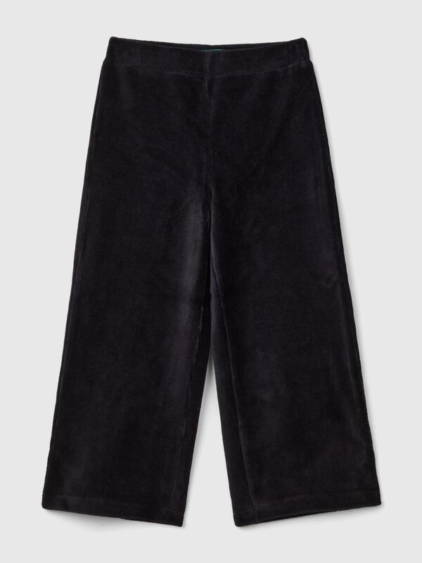 Pantalón amplio de chenilla Niña