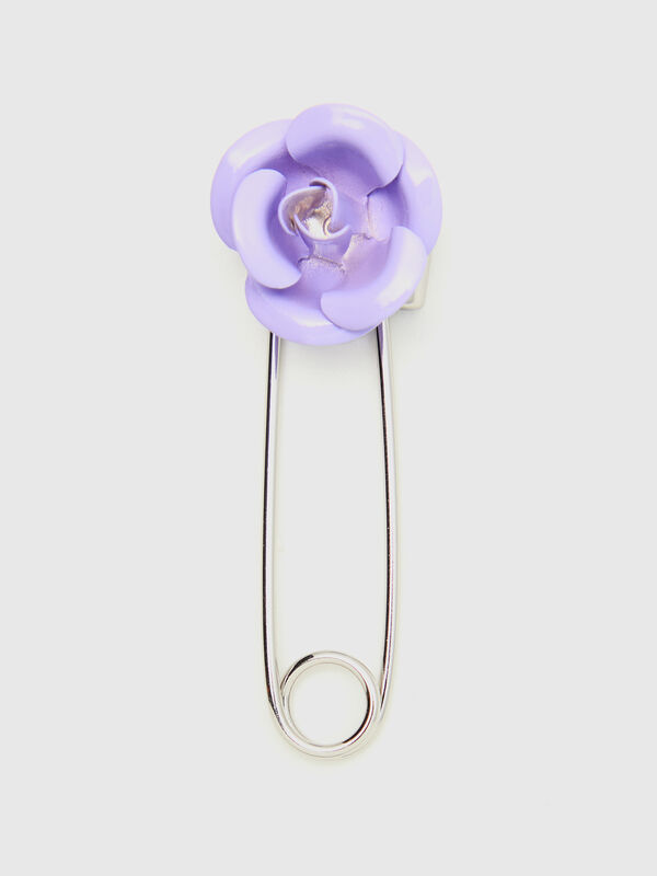 Broche con rosa Mujer