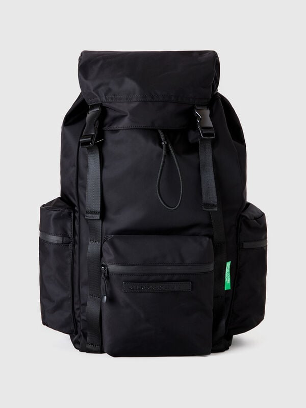 Mochila multibolsillos de nailon Hombre