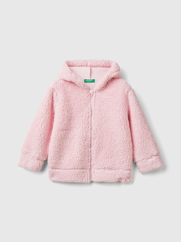 Sudadera de efecto peluche con capucha Niño