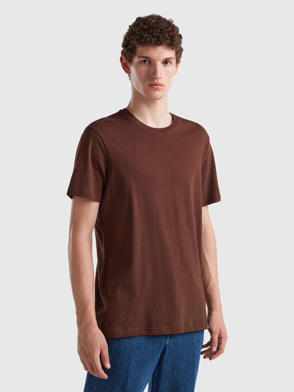 Camiseta marrón oscuro Hombre