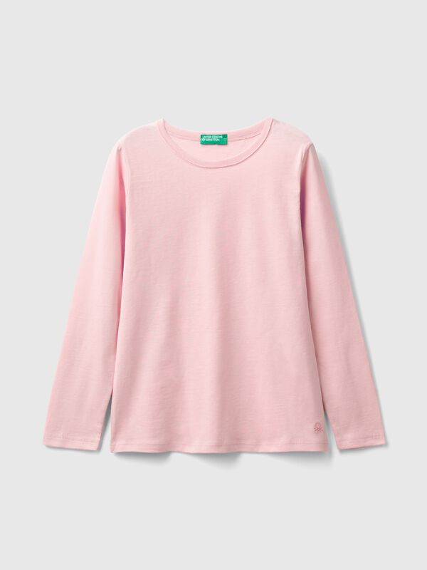 Camiseta de manga larga de algodón orgánico Niña