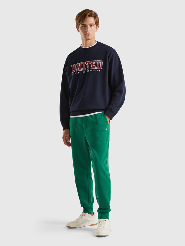 Joggers de felpa de 100 % algodón Hombre