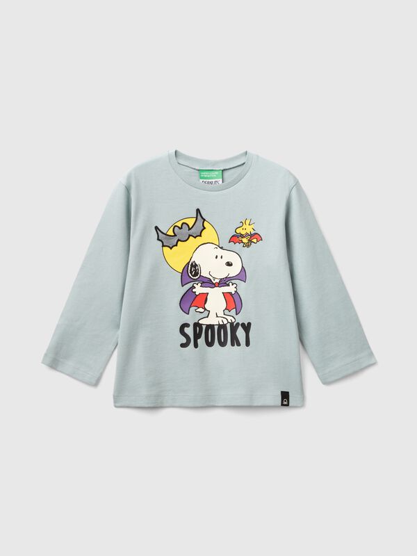 Camiseta de los ©Peanuts con estampado y bordado Niño