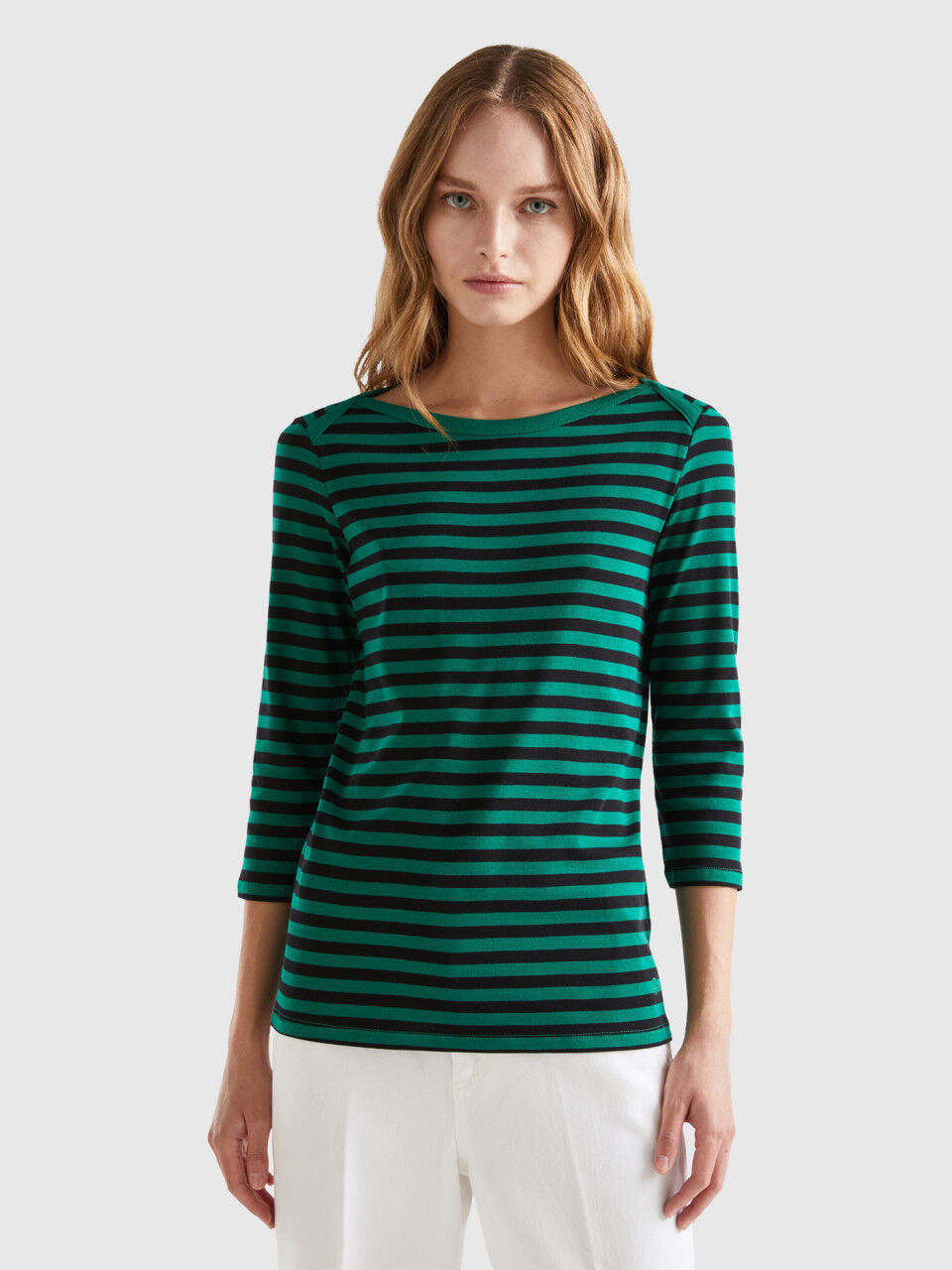 Benetton camisetas manga larga mujer hotsell