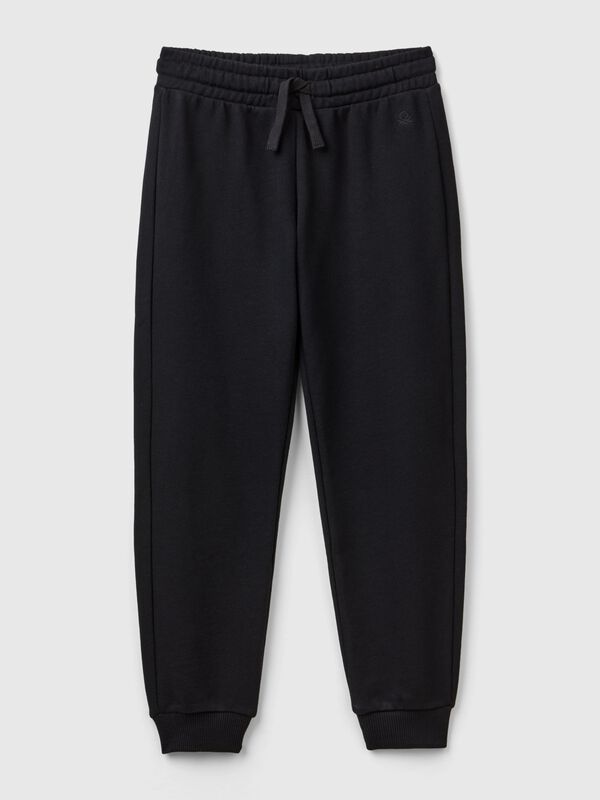 Pantalón de felpa con logotipo Niña