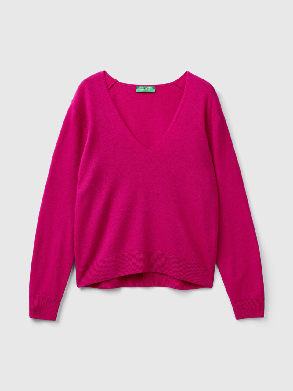 V NECK SWEATER L/S Mujer image number 1