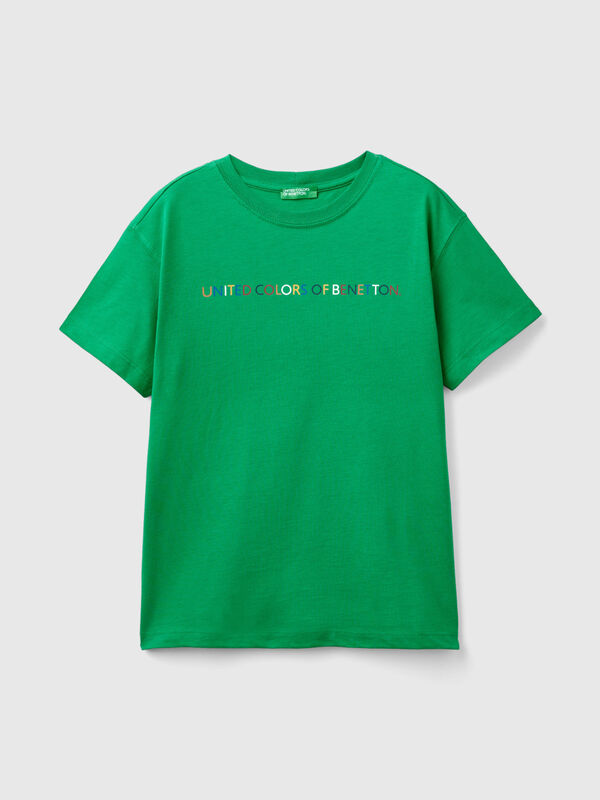 Camiseta de manga corta de 100 % algodón orgánico Niño