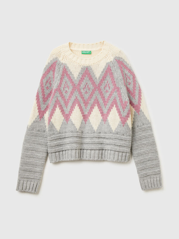 Suéter jacquard Mujer