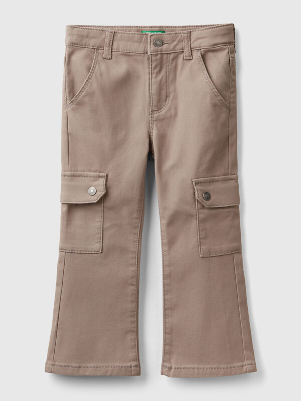 Pantalón cargo acampanado Niña