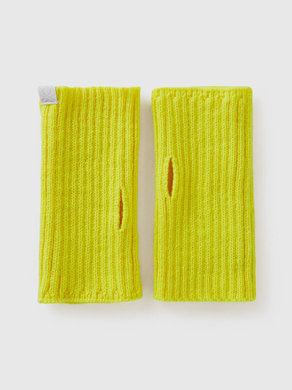 Manguitos amarillo flúor Mujer
