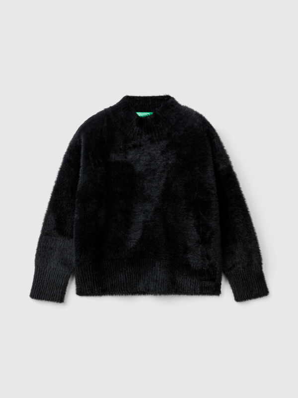 Jersey de tejido peludo Niña