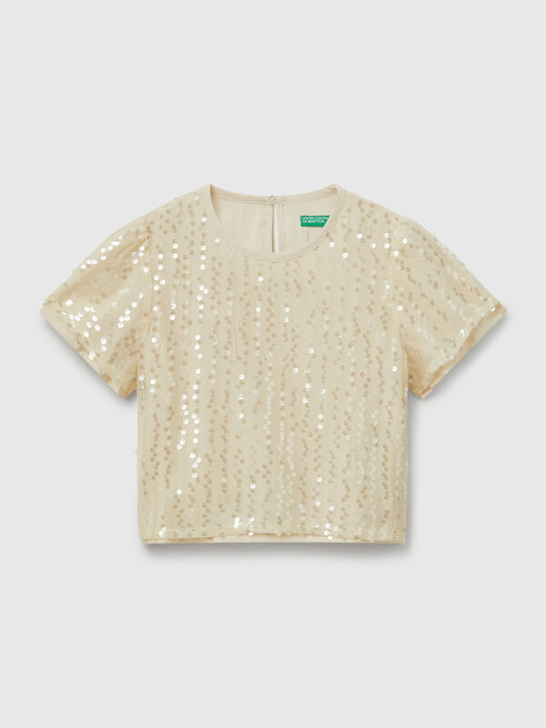 Blusa con lentejuelas Niña