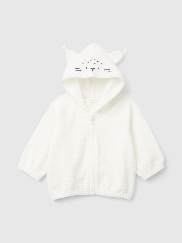 Sudadera de chenilla con capucha Recién nacidos