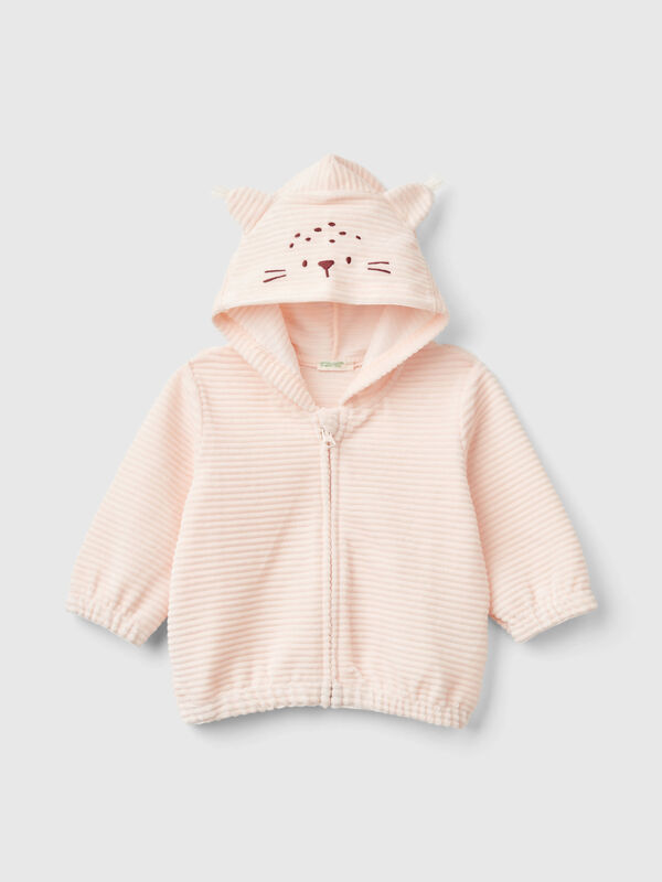 Sudadera de chenilla con capucha Recién nacidos