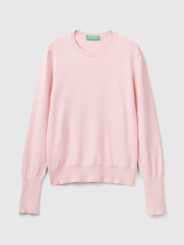 Jersey slim fit de viscosa mixta Mujer