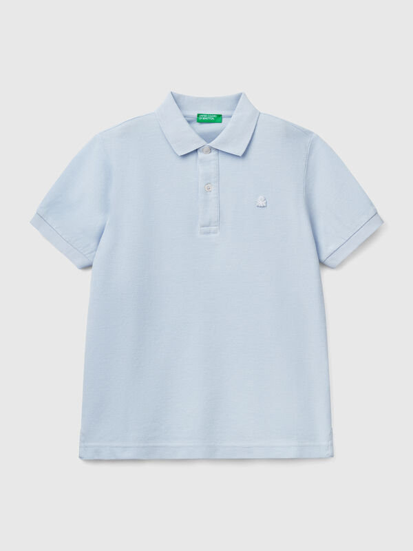 Polo slim fit de algodón puro Niño