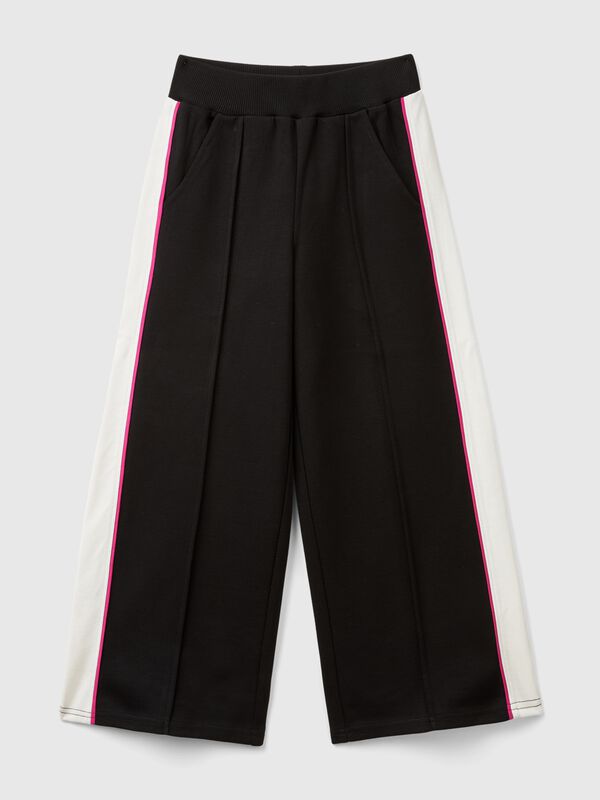 Pantalones de felpa wide fit Niña