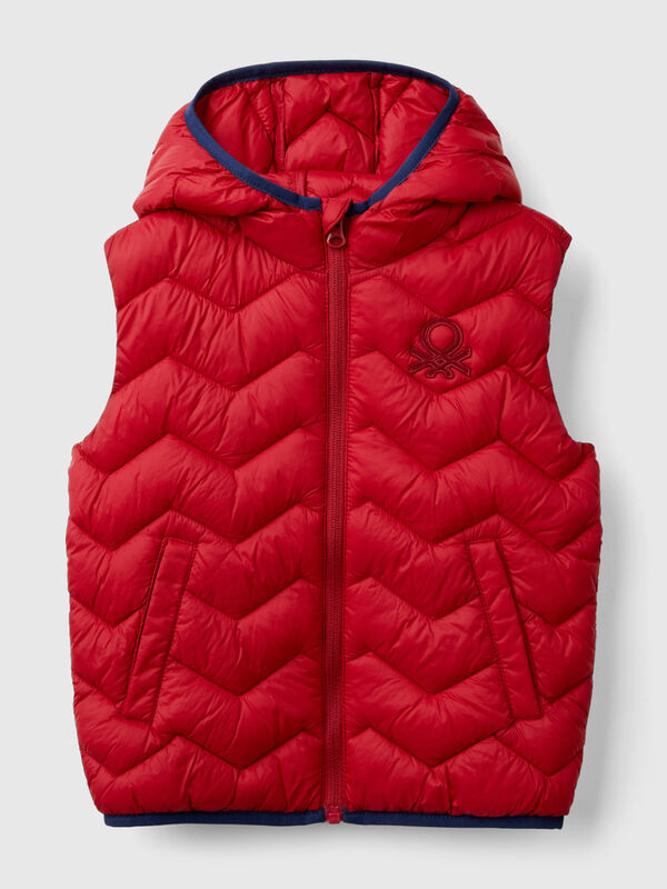 Chaleco acolchado con capucha Niño
