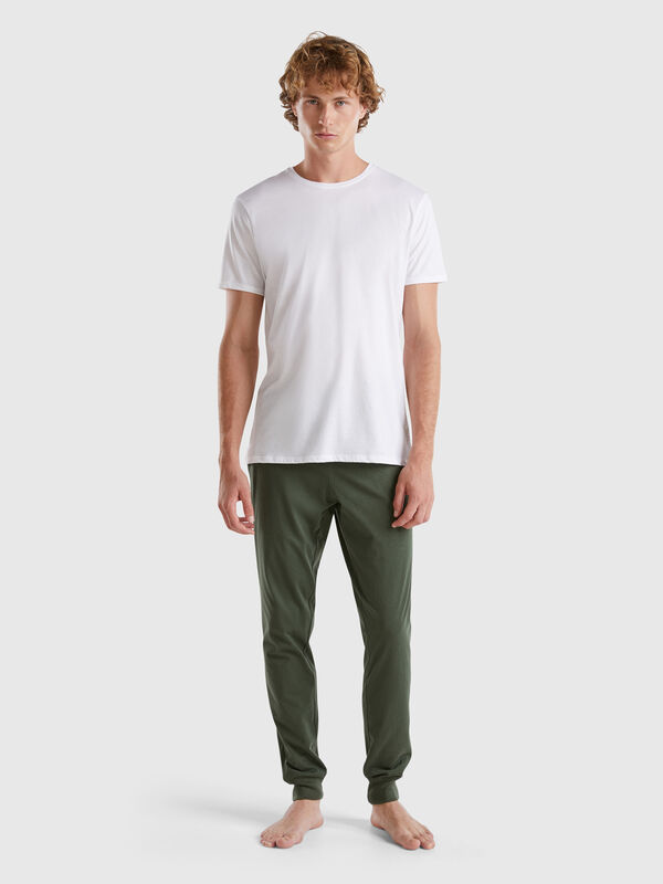 Pantalón con elástico con logotipo Hombre