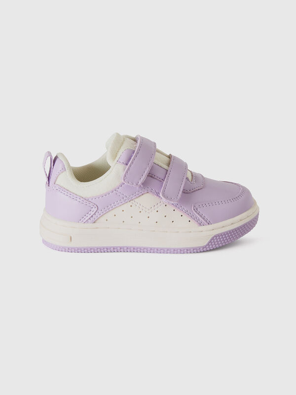 Sneakers bajas en tela de efecto piel Niño