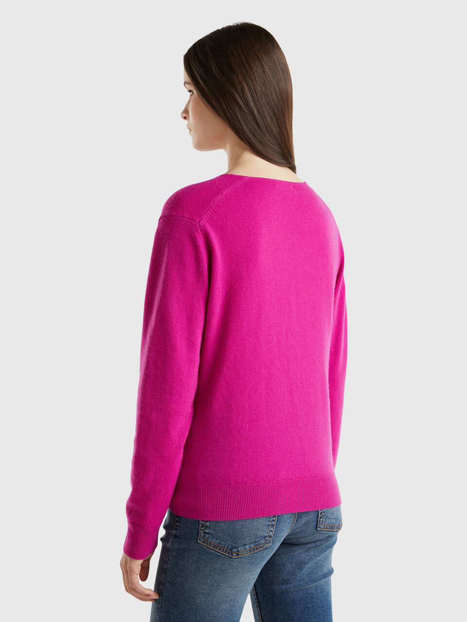 V NECK SWEATER L/S Mujer image number null