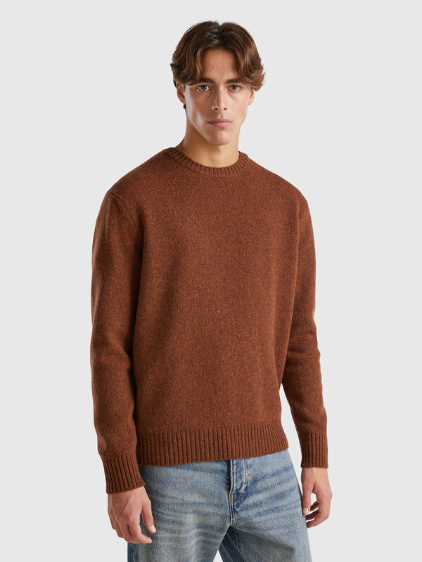 Jersey de lana Shetland Hombre