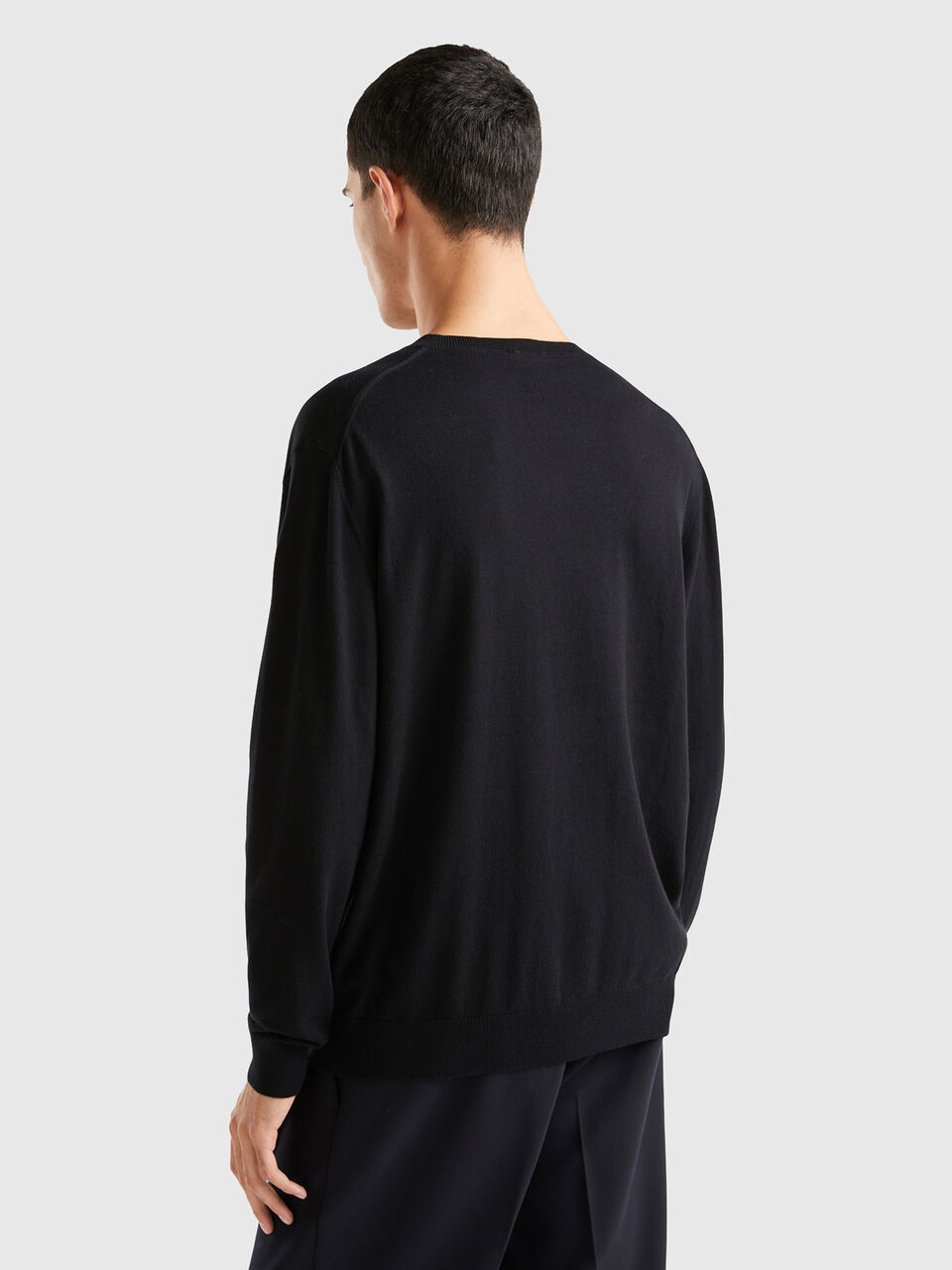 V NECK SWEATER L/S Hombre image number null