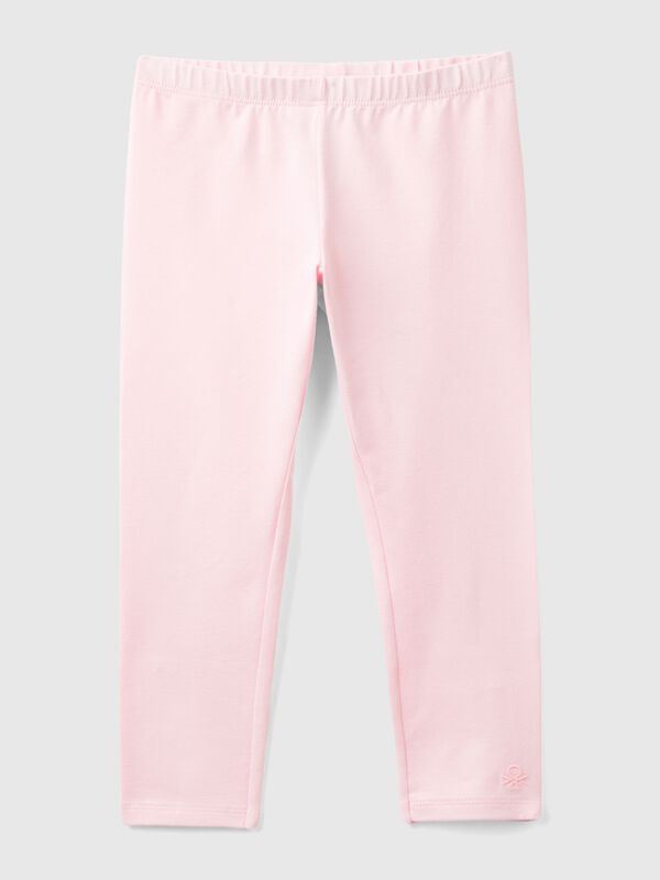 Leggings de algodón elástico Niña
