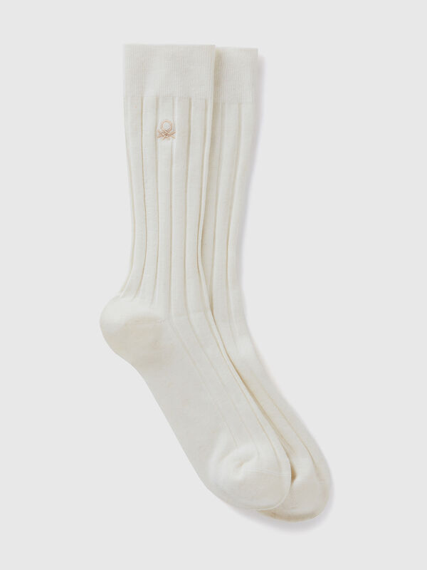 Calcetines de cachemir mixto