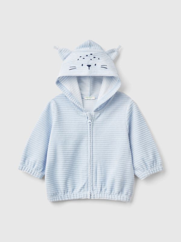 Sudadera de chenilla con capucha Recién nacidos
