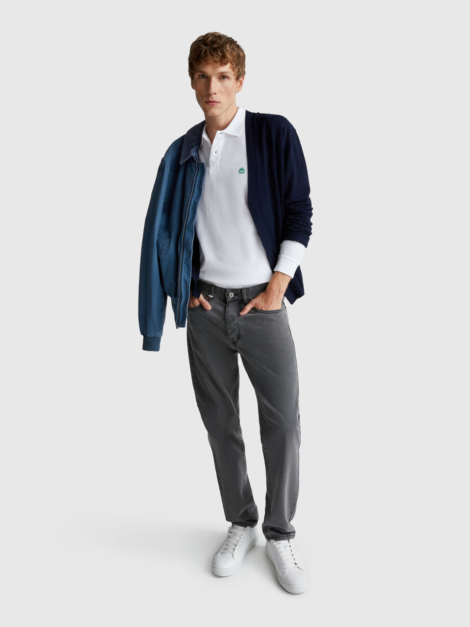 L/S POLO SHIRT Hombre image number null