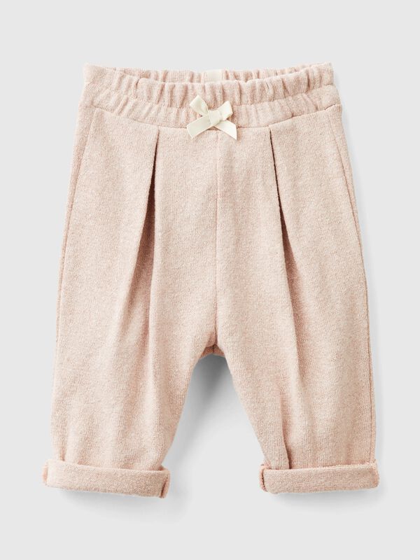 Pantalones de felpa con lúrex Recién nacidos
