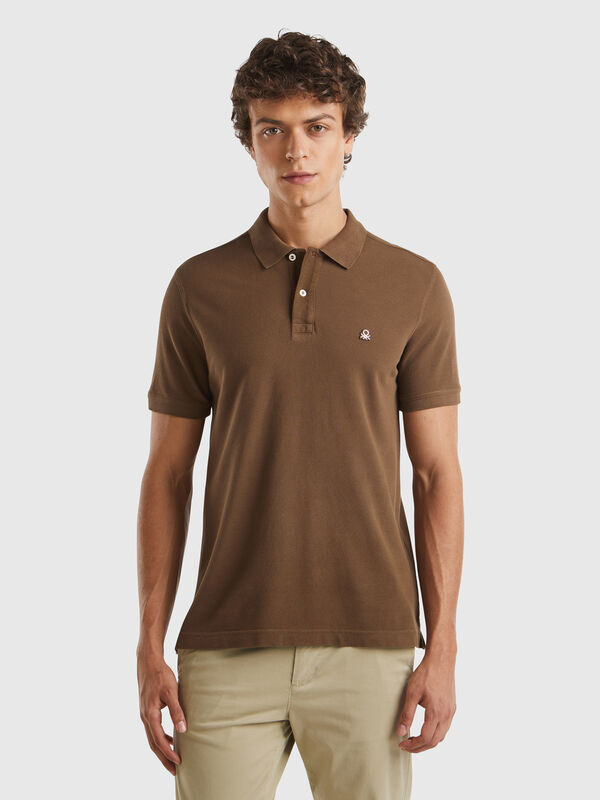 Polo café regular fit Hombre