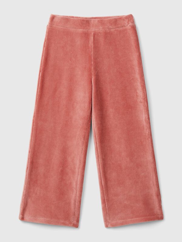 Pantalón amplio de chenilla Niña