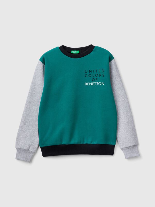 Sudadera cálida con logotipo Niño