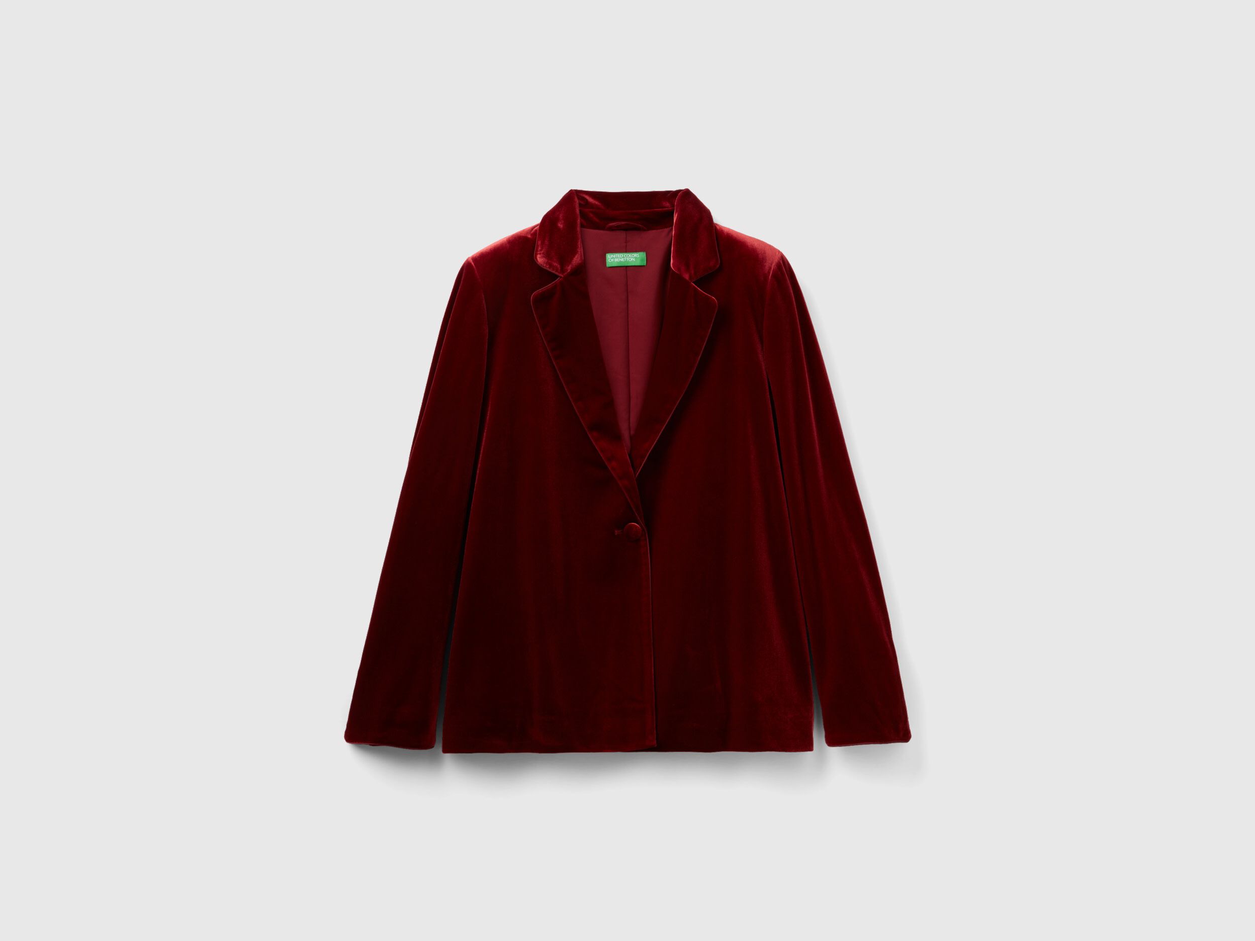 Chaqueta terciopelo burdeos mujer shop