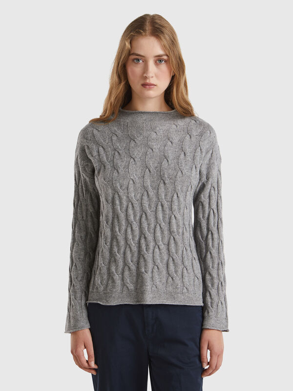 Jersey con labrado de ochos Mujer