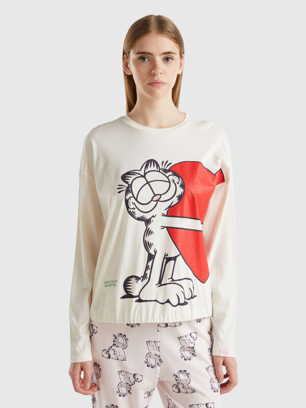 Camiseta de pijama Garfield ©2024 by Paws, Inc. Mujer