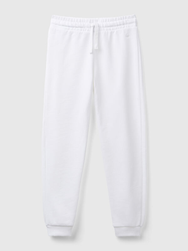 Pantalón de felpa con logotipo Niña