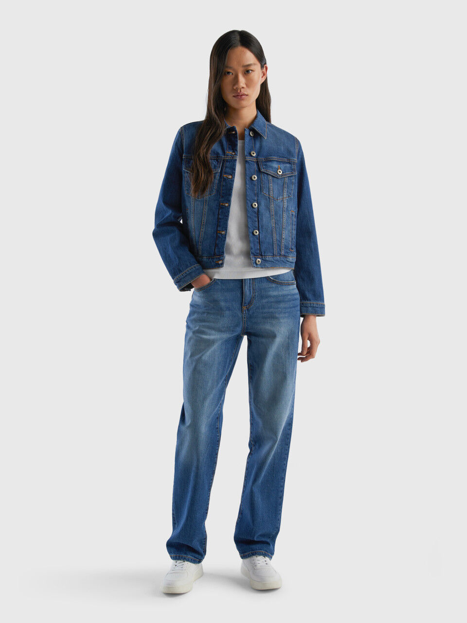 Jeans regular mujer top