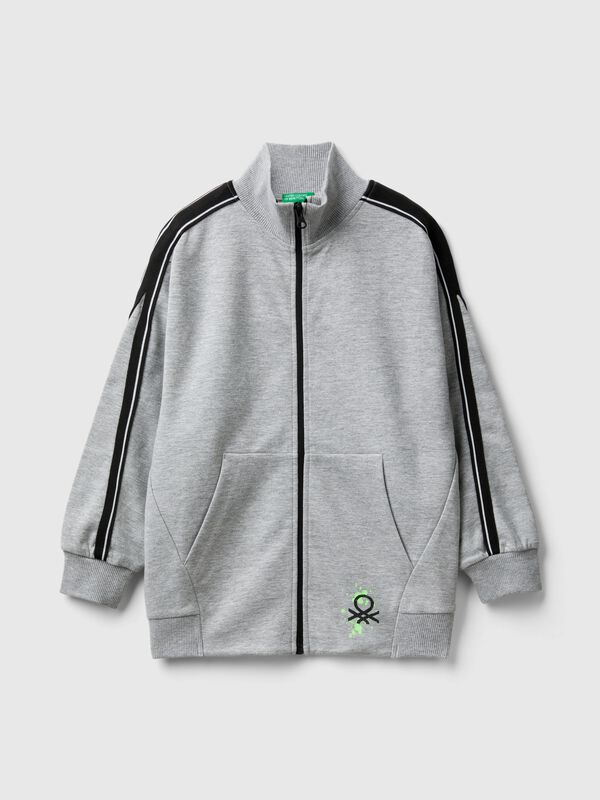 Sudadera de cuello alto con estampado de grafiti Niño