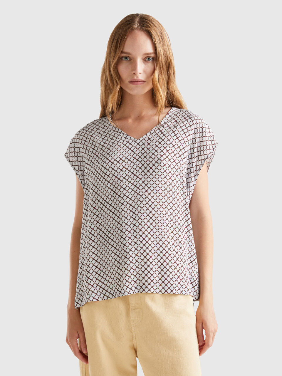 Blusas viscosa mujer online