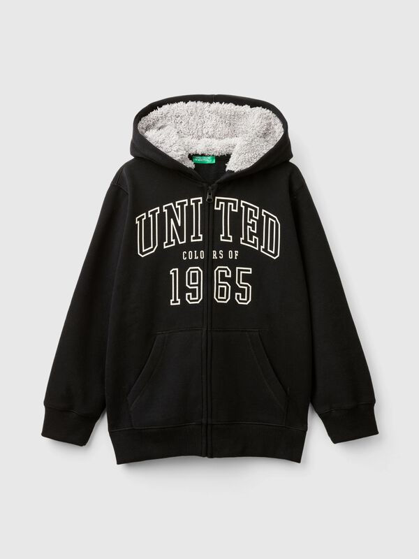 Sudadera con capucha forrada Niño